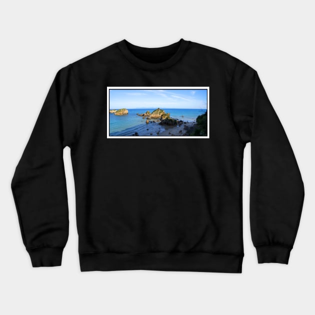 Coastal Panorama Crewneck Sweatshirt by mjohmy